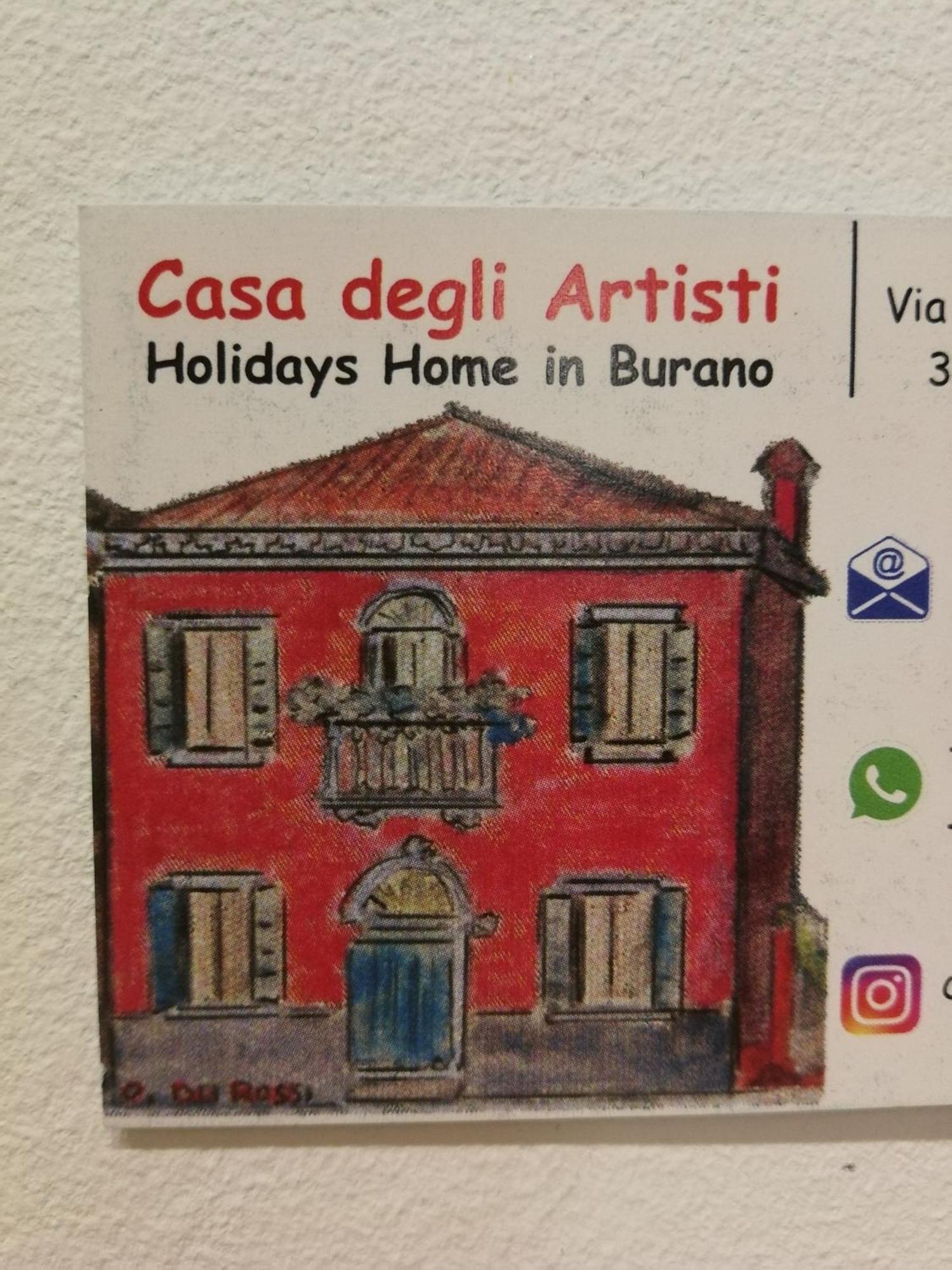 Apartmán Casa Degli Artisti Burano Exteriér fotografie
